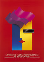 Volker Noth, Plakat, 41. Internationale Filmfestspiele Berlin, 1991, Format: 118,9 x 84 cm und 59,4 x 42 cm