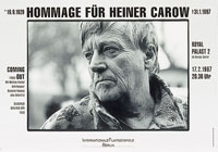 Volker Noth, Plakat, Hommage für Heiner Carow (1929–1997), 47. Internationale Filmfestspiele Berlin, 1997, Format: 42 x 59,4 cm