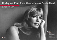 Volker Noth, Plakat, Hildegard Knef <br> Eine Künstlerin aus Deutschland, Film Museum Berlin – Deutsche Kinemathek, 2005, Format: 59,4 x 84 cm