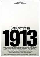 Volker Noth, Plakat, Carl Sternheim, 1913, Schiller-Theater, 1979, Format: 118,9 x 84 cm