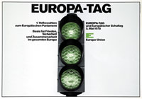 Volker Noth, Plakat, Europa-Tag, 1. Volkswahlen zum Europäischen Parlament, Europa-Union, 1978, Format: 59,4 x 84 cm