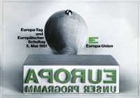 Volker Noth, Plakat, Europa-Tag und Europäischer Schultag, Europa unser Programm, Europa-Union, 1981, Format: 59,4 x 84 cm