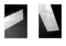 Volker Noth, Eigene Bücher, Schatten. Linien und 4 Farben, Fotos aus den Jahren 2011 – 2012, Seiten 16 und 17