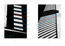 Volker Noth, Eigene Bücher, Schatten. Linien und 4 Farben, Fotos aus den Jahren 2011 – 2012, Seiten 84 und 85